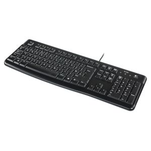 Logitech K120/žični USB/CZ-SK postavitev/črna 920-002641