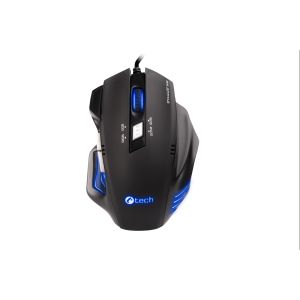 C-TECH Akantha/Gaming/Optični/Desničarski/2400 DPI/Žični USB/Modri GM-01