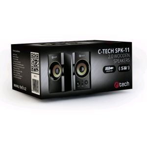 C-TECH SPK-11/Stereo/5W/Črna SPK-11