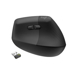 LOGITECH Lift For Business/Ergonomski/Optični/Za desničarje/4.000 DPI/USB+BT/Graphite 910-006494