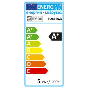 EMOS LED ŽARNICA CLASSIC MR16 4,5 W GU10 topla bela 3 kosi 1525730201