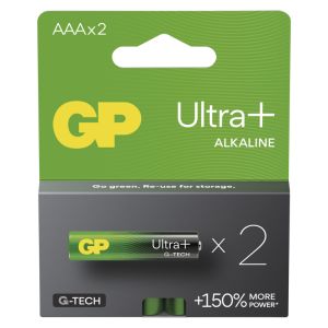 GP Alkalna baterija ULTRA PLUS AAA (LR03) - 2 kos 1013122000