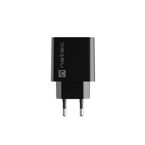 Univerzalni polnilec Natec RIBERA 18W 1X USB-A, črn NUC-2058