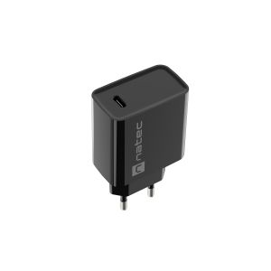 Univerzalni polnilec Natec RIBERA 20W 1X USB-C, črn NUC-2060