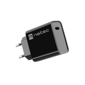 Univerzalni polnilec Natec RIBERA 20W 1X USB-C, črn NUC-2060