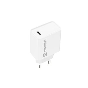 Univerzalni polnilec Natec RIBERA 20W 1X USB-C, bel NUC-2059