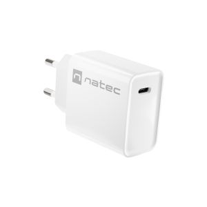 Univerzalni polnilec Natec RIBERA 20W 1X USB-C, bel NUC-2059