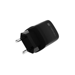 Univerzalni USB polnilec Natec RIBERA GaN 30 W, 1X USB-A, 1X USB-C, črn NUC-2141