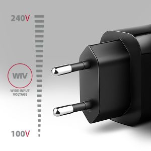 AXAGON ACU-QC18, mrežni polnilec 18W, 1x USB-A port, QC3.0/AFC/Apple, črn ACU-QC18