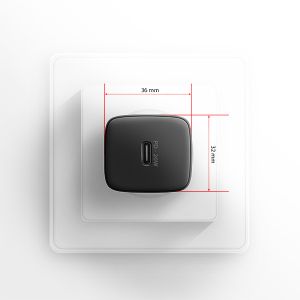 AXAGON ACU-PD20, mrežni polnilec 20W, 1x USB-C port, PD3.0/PPS/QC4+/AFC/Apple, črn ACU-PD20