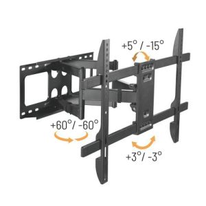 Izvlečni nosilec Brateck LPA69-466 za TV 37"-80" 60kg nastavljiva stena Heavy Duty BRLPA69466