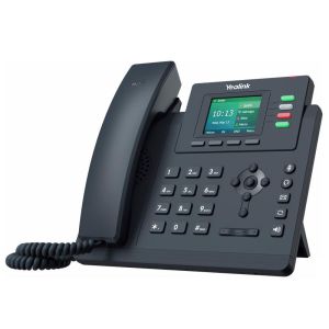 Yealink SIP-T33G SIP telefon, PoE, 2,4" 320x240 barvni LCD, 4 x SIP računi, GigE SIP-T33G