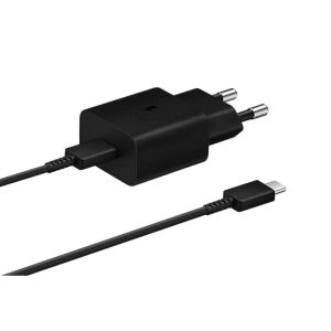 Polnilnik Samsung z vrati USB-C (15 W), črn EP-T1510XBEGEU