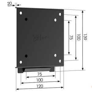 Vogel&#39;s MA1000 fiksni stenski nosilec za LCD, 17-26" MA 1000