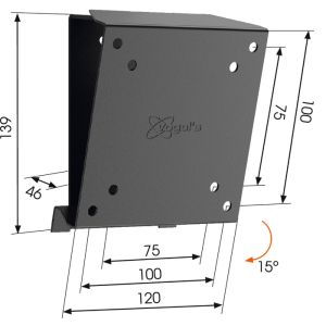 Vogel&#39;s MA1010 LCD stenski nosilec, 17-26", nagib MA 1010