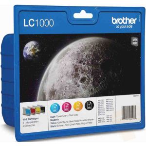 Kartuša Brother LC1000 VALBP, CMYK, štvorbalenie, multipack, original