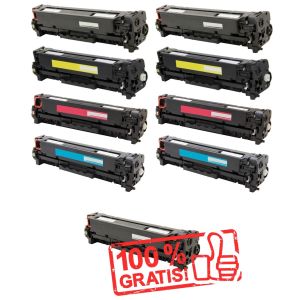 Toner 2 x Canon 718, CRG-718, CMYK + CRG-718 čierna ZADARMO, multipack, alternativni