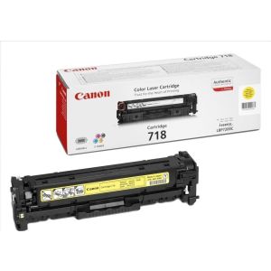 Toner Canon 718, CRG-718, rumena (yellow), originalni