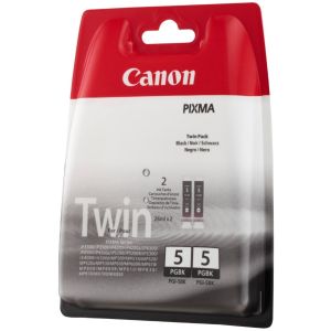 Kartuša Canon PGI-5BK, dvojni paket, črna (black), original