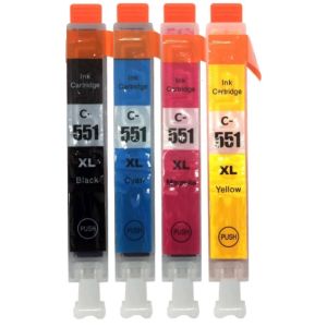 Kartuša Canon CLI-551 XL, CMYK, štiri pakete, multipack, alternativni