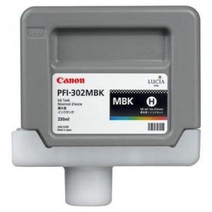 Kartuša Canon PFI-302MBK, mat črna (matte black), original