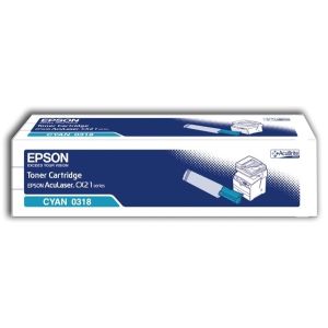 Toner Epson C13S050318 (CX21), cian (cyan), originalni