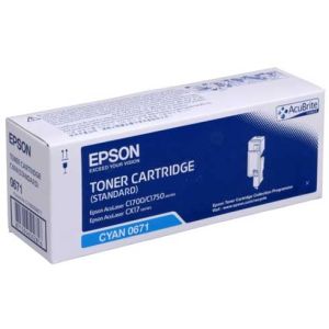 Toner Epson C13S050671 (C1700, C1750), cian (cyan), originalni