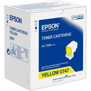 Toner Epson C13S050747 (AL-C300), rumena (yellow), originalni