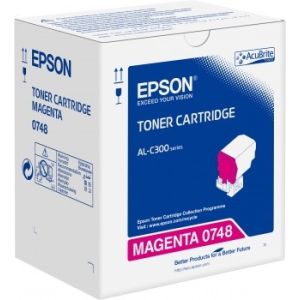 Toner Epson C13S050748 (AL-C300), magenta, originalni