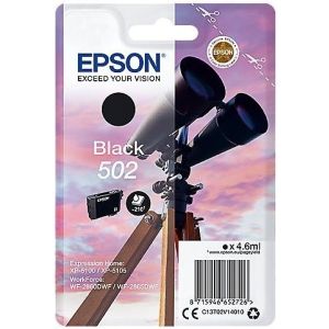 Kartuša Epson 502, C13T02V14010, črna (black), original