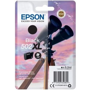 Kartuša Epson 502 XL, C13T02W14010, črna (black), original