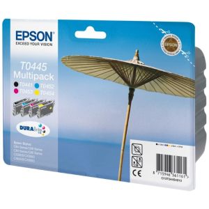 Kartuša Epson T0445, CMYK, štiri pakete, multipack, original