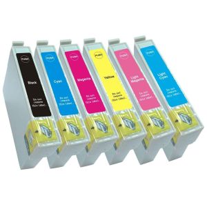 Kartuša Epson T0807, CMYK + LC + LM, šest paketov, multipack, alternativni