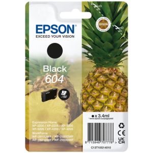 Kartuša Epson 604, C13T10G14010, T10G140, črna (black), original