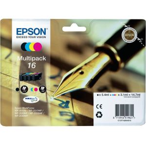 Kartuša Epson T1626 (16), CMYK, štiri pakete, multipack, original