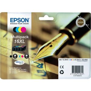 Kartuša Epson T1636 (16XL), CMYK, štiri pakete, multipack, original