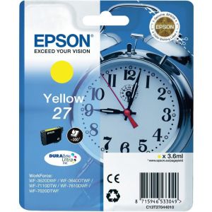 Kartuša Epson T2704 (27), rumena (yellow), original