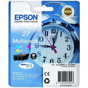 Kartuša Epson T2705 (27) , CMY, trojni paket, multipack, original