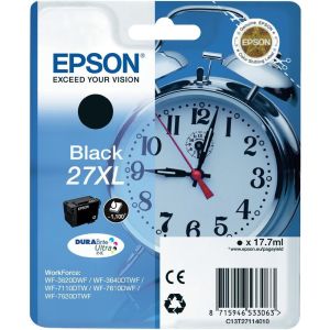 Kartuša Epson T2711 (27XL), črna (black), original