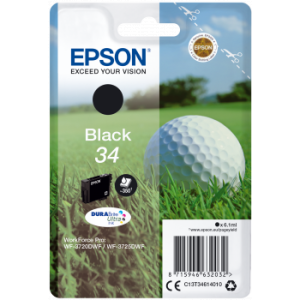 Kartuša Epson 34, T3461, C13T34614010, črna (black), original