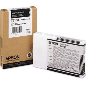 Kartuša Epson T6138, mat črna (matte black), original