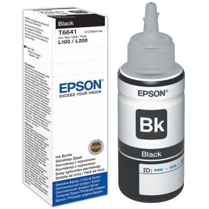 Kartuša Epson T6641, črna (black), original