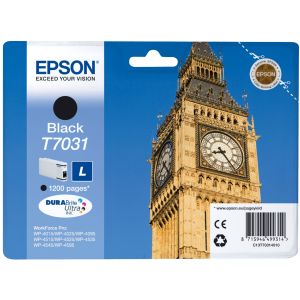 Kartuša Epson T7031, črna (black), original