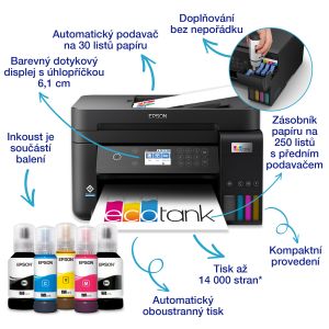 Epson EcoTank/L6270/MF/Črnilo/A4/LAN/WiFi/USB C11CJ61403