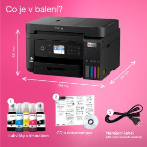 Epson EcoTank/L6270/MF/Črnilo/A4/LAN/WiFi/USB C11CJ61403