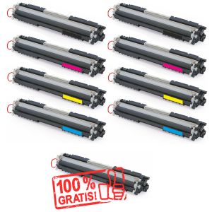 Toner 2 x HP CE310A, CE311A, CE312A, CE313A (126A) + CE310A BREZPLAČNO, multipack, alternativni