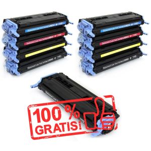 Toner 2 x HP Q6000A, Q6001A, Q6002A, Q6003A (124A) + Q6000A BREZPLAČNO, multipack, alternativni