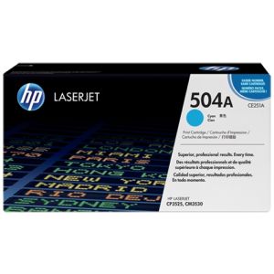 Toner HP CE251A (504A), cian (cyan), originalni