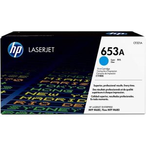 Toner HP 653A, CF321A, cian (cyan), originalni