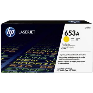 Toner HP 653A, CF322A, rumena (yellow), originalni